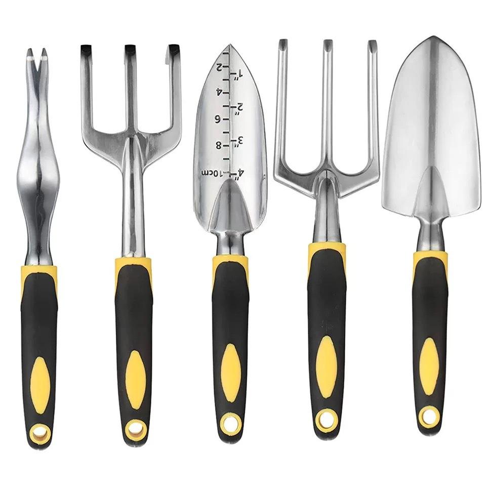 8 Pcs Stainless Steel Heavy Duty Multi Garden Tool Set